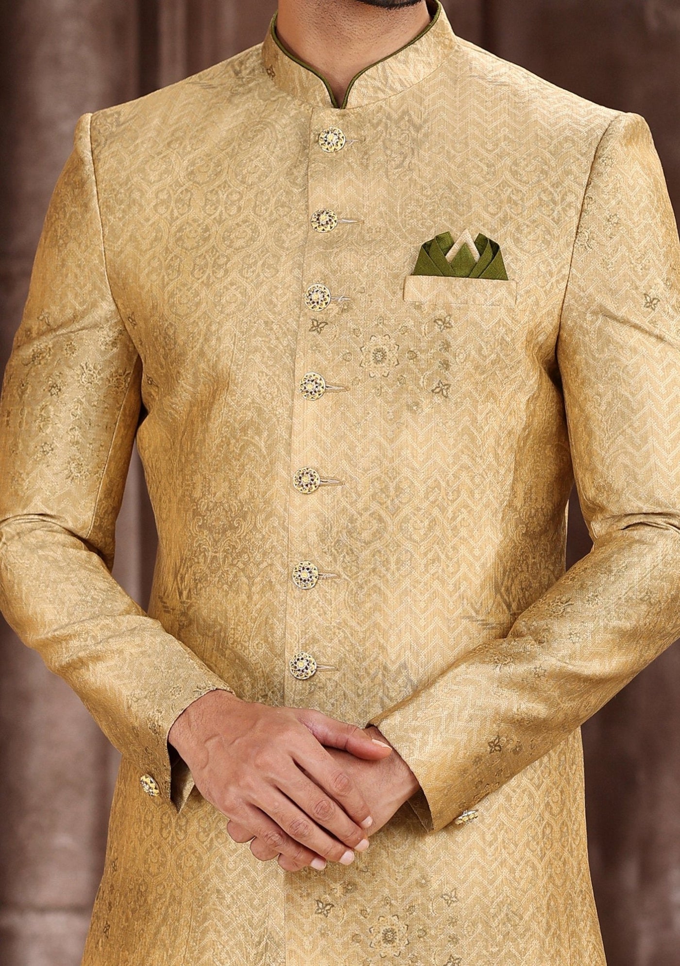 Men's Traditional Party Wear Sherwani Suit - db22831