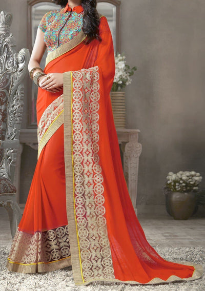 Mintorsi Georgette Hit Design Collection Saree: Deshi Besh.