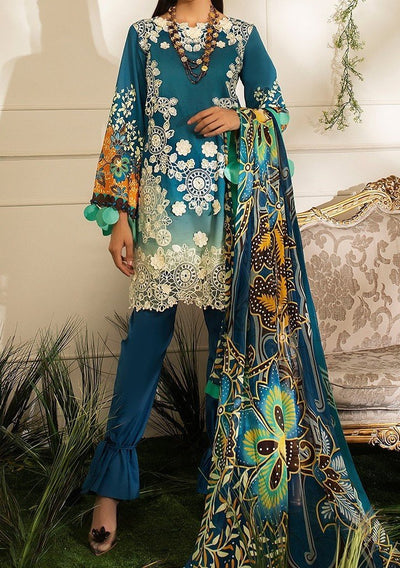 Mushq Hemlin Luxury Pakistani  Lawn Dress: Deshi Besh.