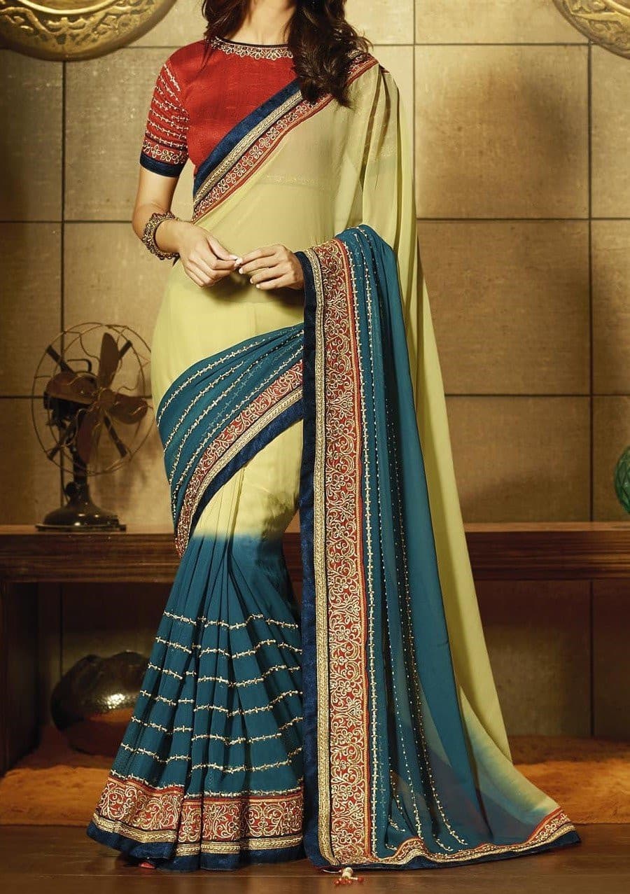 Niravana Fashion Exclusive Ethnic Designer Saree: Deshi Besh.