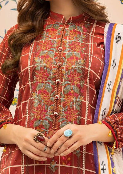 Nur Printed Embroidered Pakistani Lawn Dress - db19197