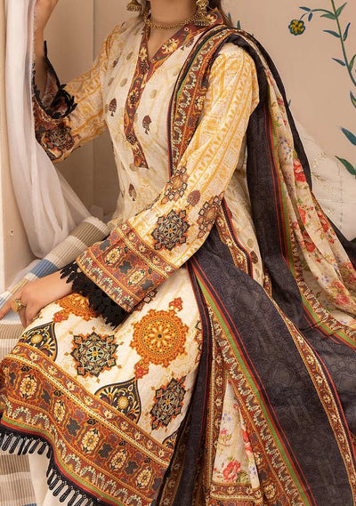 Nur Printed Embroidered Pakistani Lawn Dress - db19203