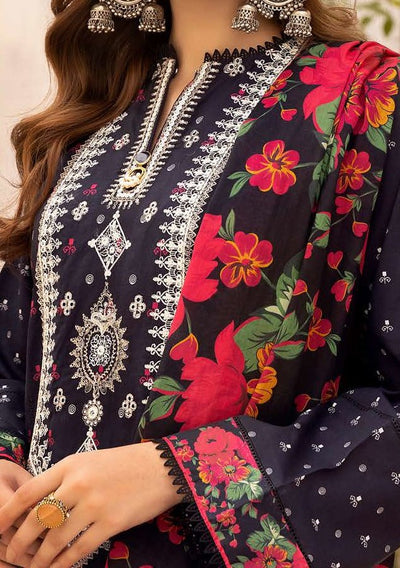 Nur Printed Embroidered Pakistani Lawn Dress - db19199