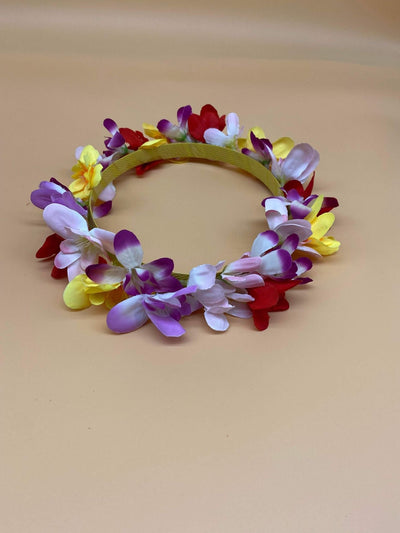 Occasional Artificial Floral Head Leis - dba102