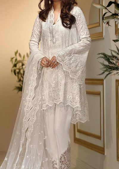 Pakistani Embroidered Master Copy Net Dress - db20283