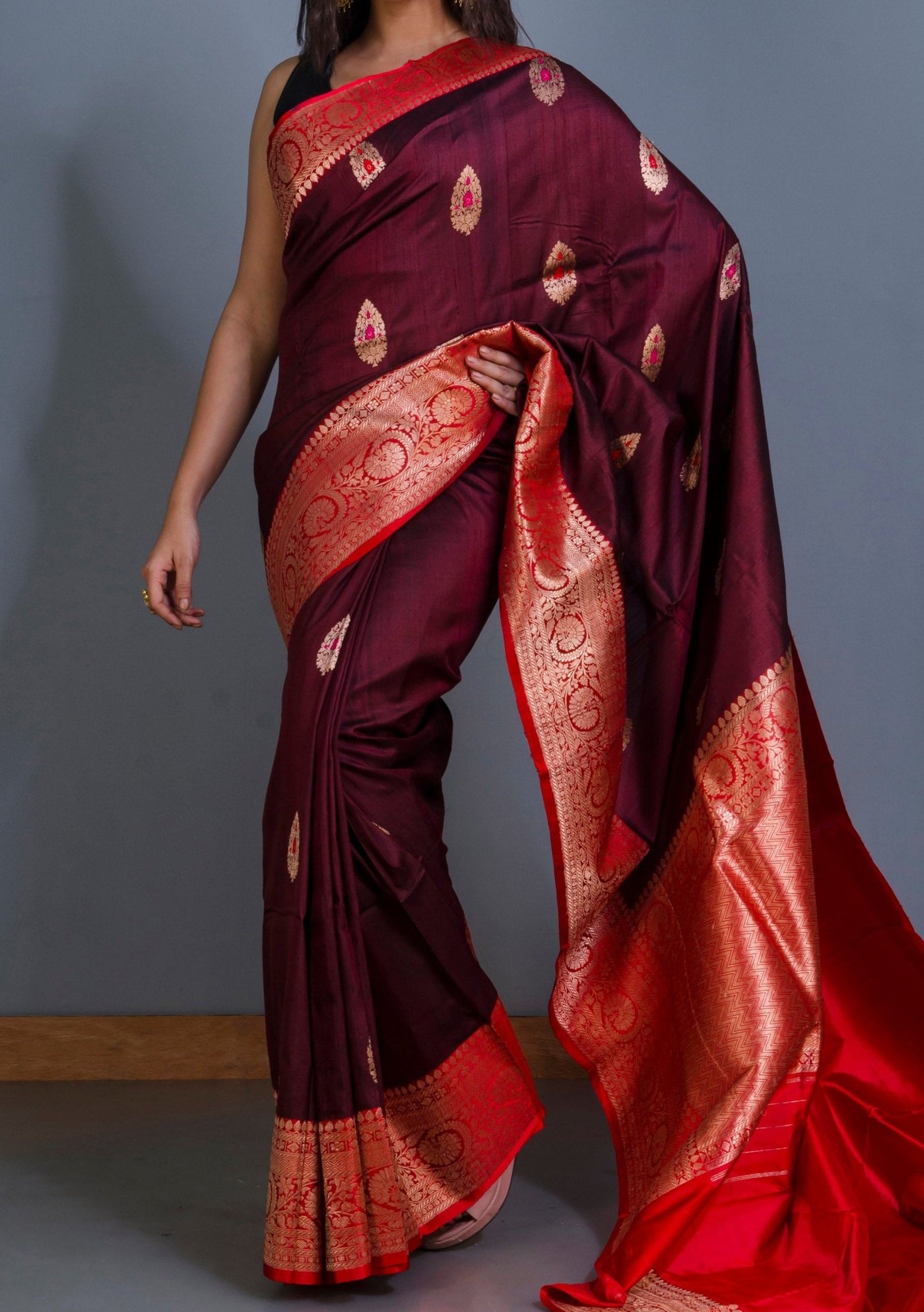 Premium Tussar Banarasi Silk Saree - db24007