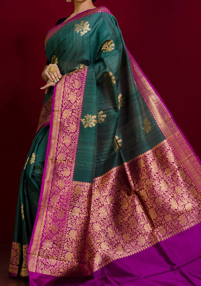 Premium Tussar Banarasi Silk Saree - db24008