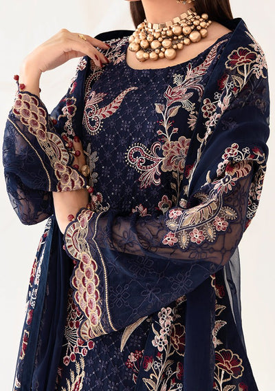 Ramsha Rangoon Pakistani Luxury Chiffon Dress - db23319