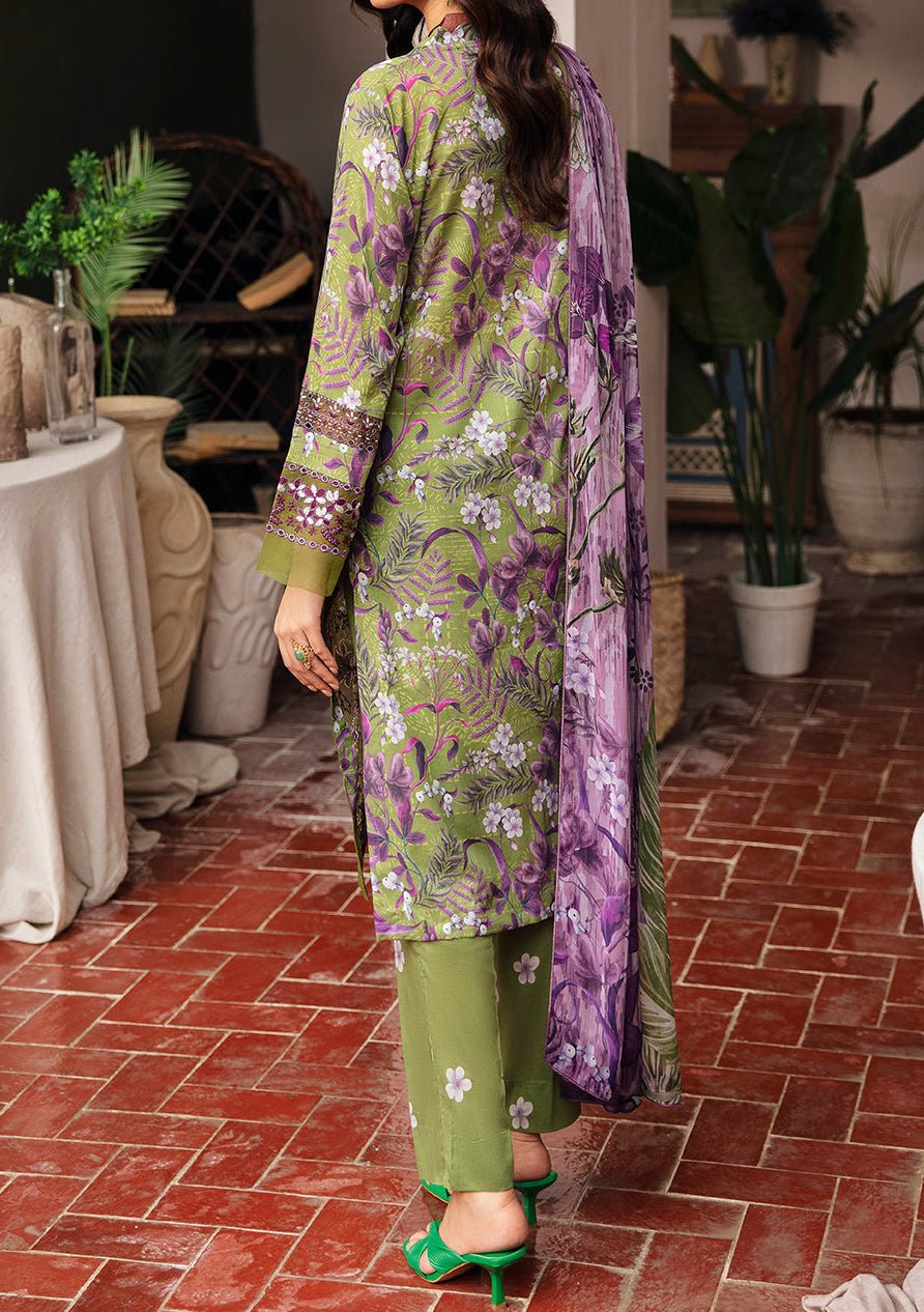 Ramsha Rangrez Embroidered Printed Lawn Dress - db25168