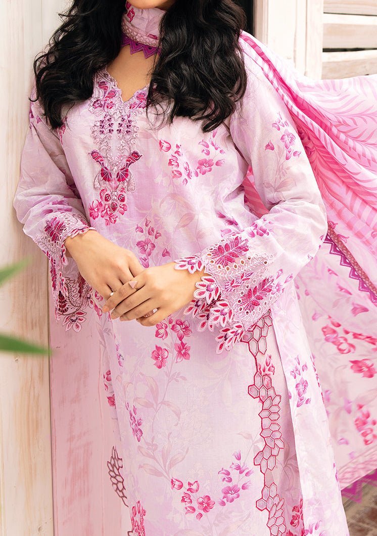 Ramsha Rangrez Embroidered Printed Lawn Dress - db25163