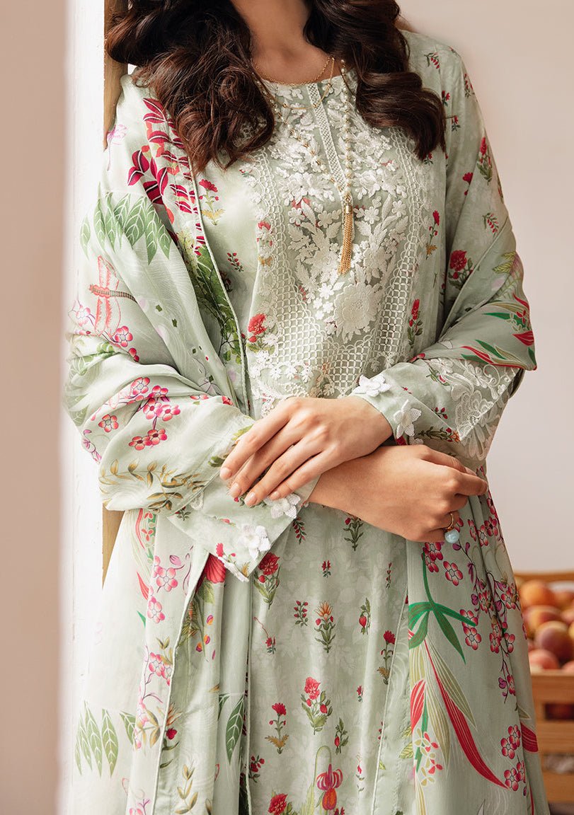 embroidered printed lawn dresses Nureh Gardenia Embroidered Printed Lawn Collection 2024 Online