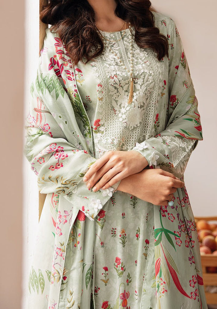 embroidered printed lawn dress Nureh Gardenia Embroidered Printed Lawn Collection 2024 Online