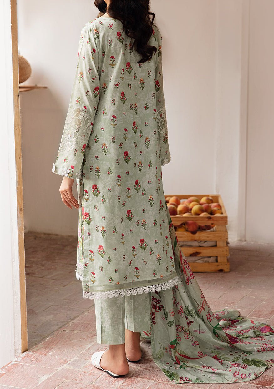 Ramsha Rangrez Embroidered Printed Lawn Dress - db25167