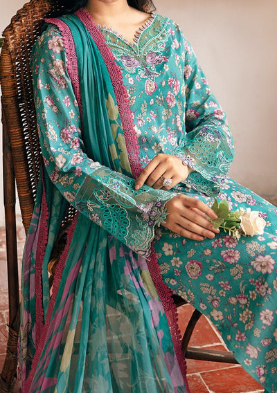 Ramsha Rangrez Embroidered Printed Lawn Dress - db25160