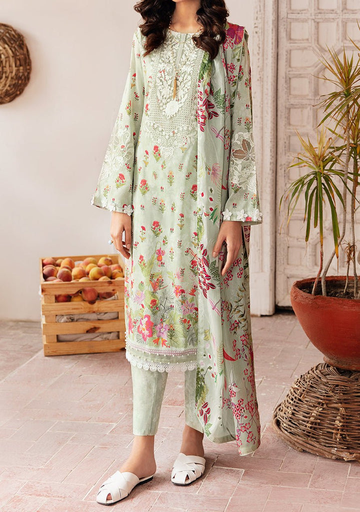 embroidered printed lawn dresses Ramsha Rangrez Embroidered Printed Lawn Dress