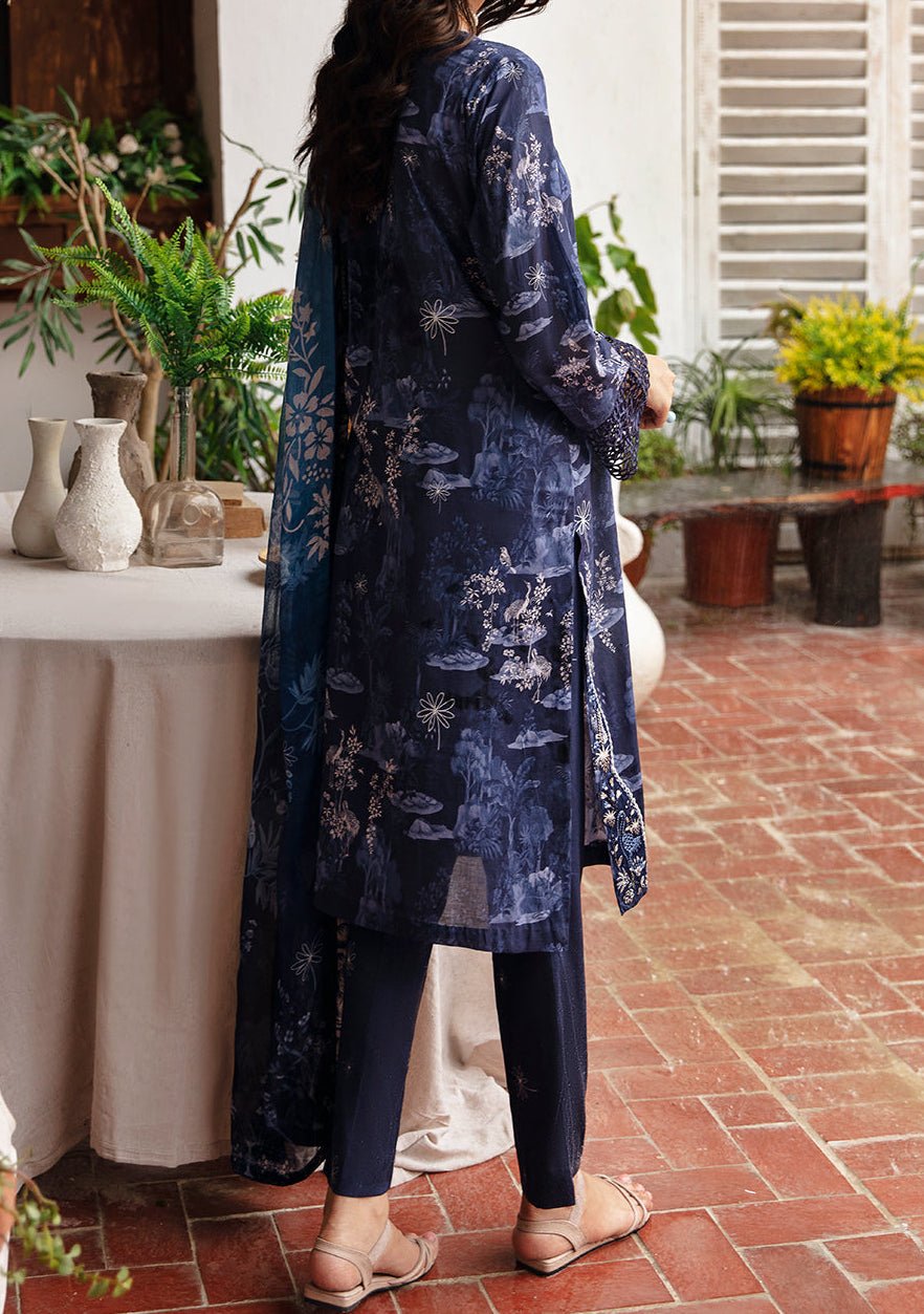 white christmas dresses Ramsha Rangrez Embroidered Printed Lawn Dress