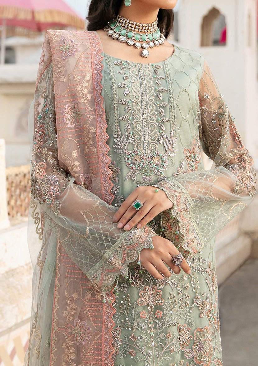 Ramsha Wedding Pakistani Luxury Net Dress - db24846