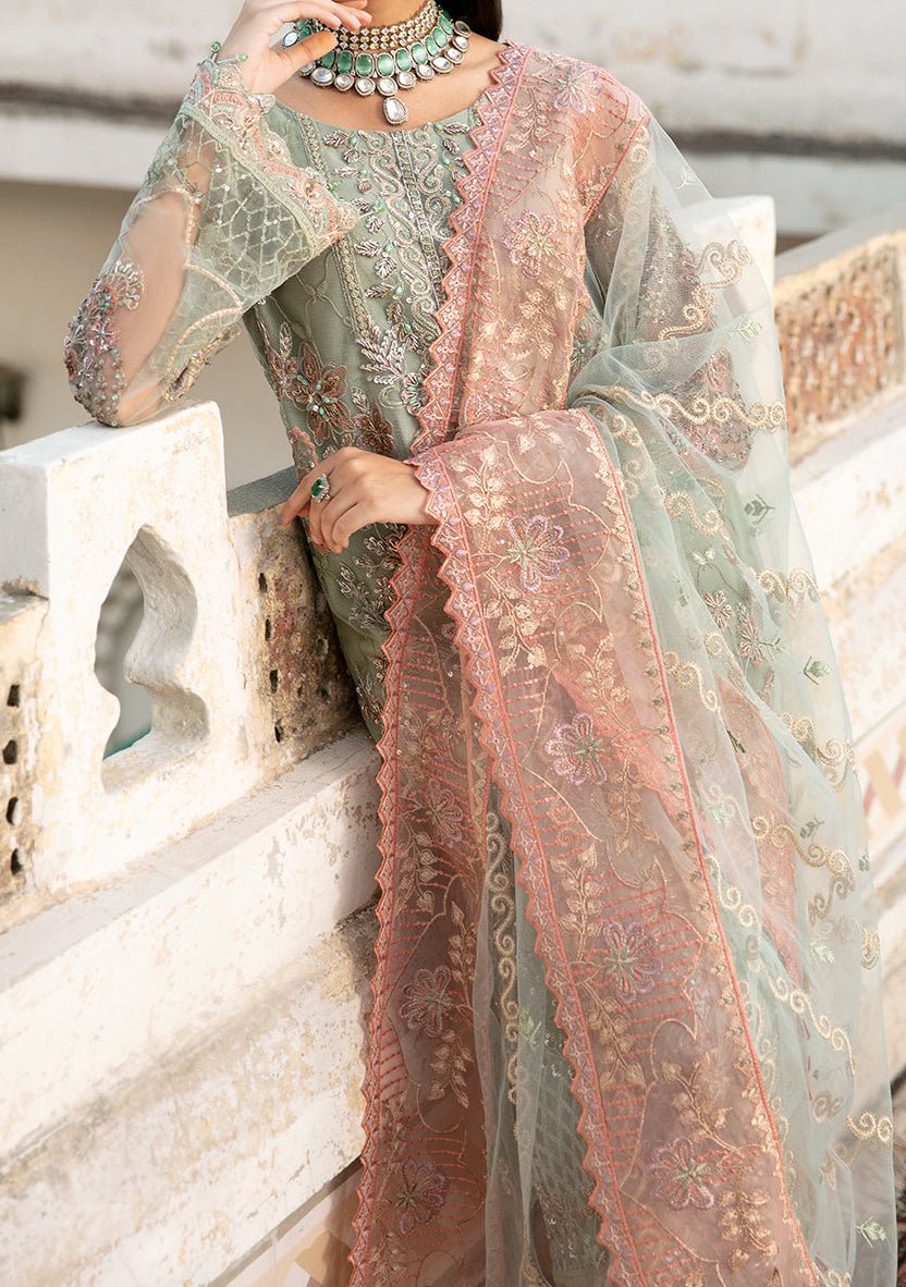 Ramsha Wedding Pakistani Luxury Net Dress - db24846