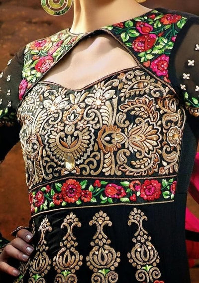 Reet By Rama Designer Long Style Anarkali Suit: Deshi Besh.