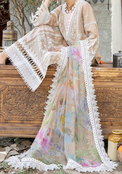 Riaz Arts Tehzeeb Pakistani Embroidered Lawn - db22282