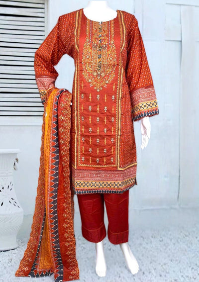 Riwayat Embroidered Ready Made Lawn Dress - db24083