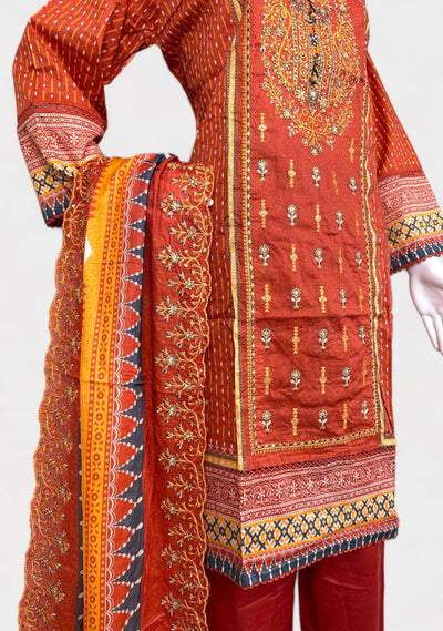 Riwayat Embroidered Ready Made Lawn Dress - db24083