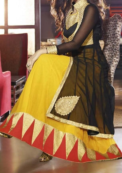 Royal Queen Shilpa Shetty Deisgner Anarkali Suit: Deshi Besh.