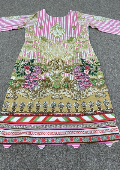Saadia Asad Embroidered Pakistani Master Copy Lawn Dress: Deshi Besh.