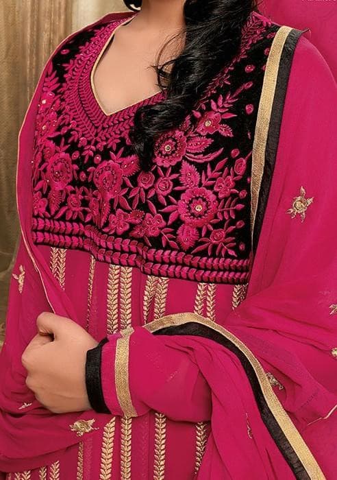 Sana Long Style Designer Salwar Kameez Suit: Deshi Besh.