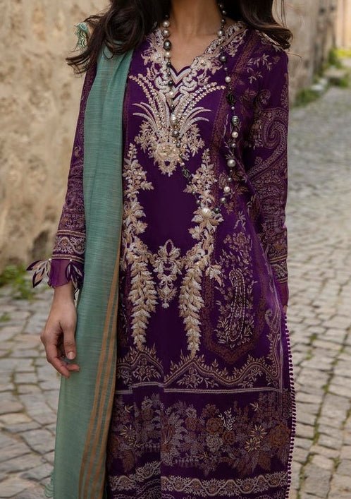 Sana Safinaz Designer Muzlin Luxury Lawn Dress - db18155