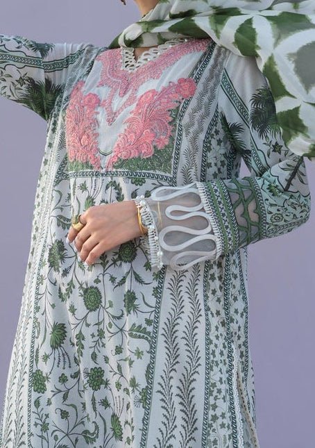 Sana Safinaz Designer Muzlin Luxury Lawn Dress - db18183