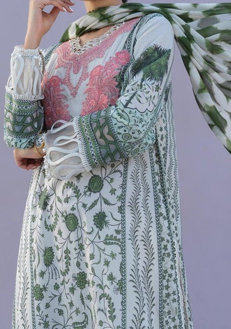 Sana Safinaz Designer Muzlin Luxury Lawn Dress - db18183