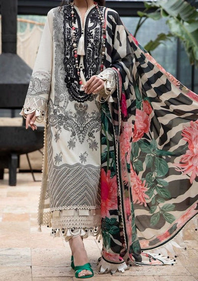 Sana Safinaz Designer Muzlin Luxury Lawn Dress - db18164