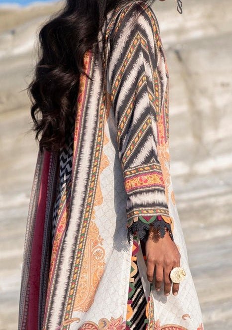Sana Safinaz Designer Muzlin Luxury Lawn Dress - db18173