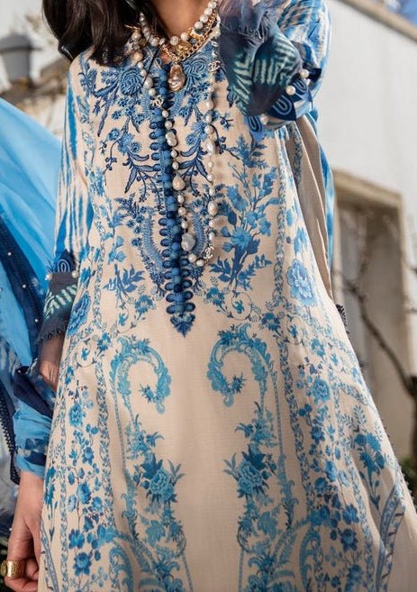 Sana Safinaz Designer Muzlin Luxury Lawn Dress - db18171