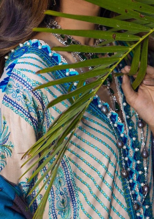 Sana Safinaz Designer Pakistani Luxury Lawn Dress - db18503