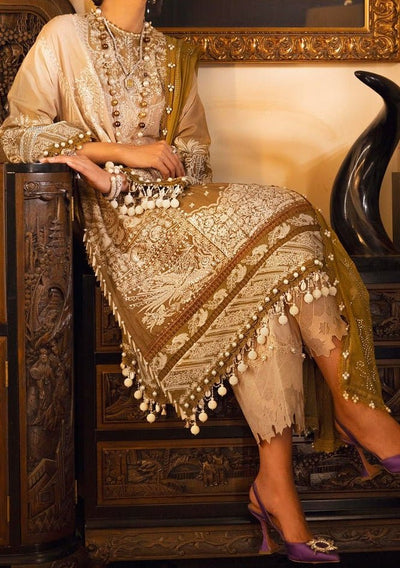 Sana Safinaz Designer Pakistani Luxury Lawn Dress - db18502