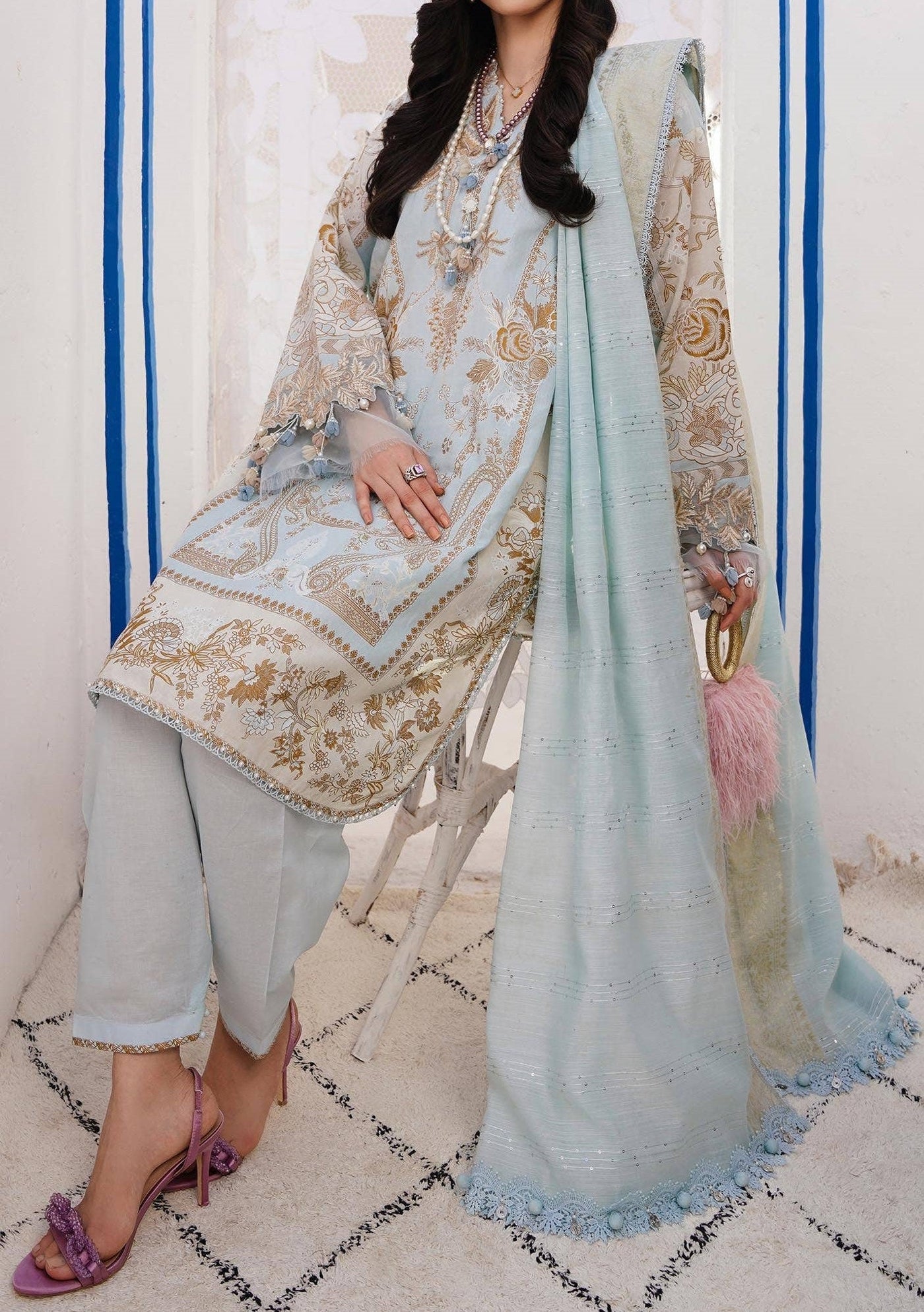 Sana Safinaz Spring Muzlin Pakistani Dress - db25264