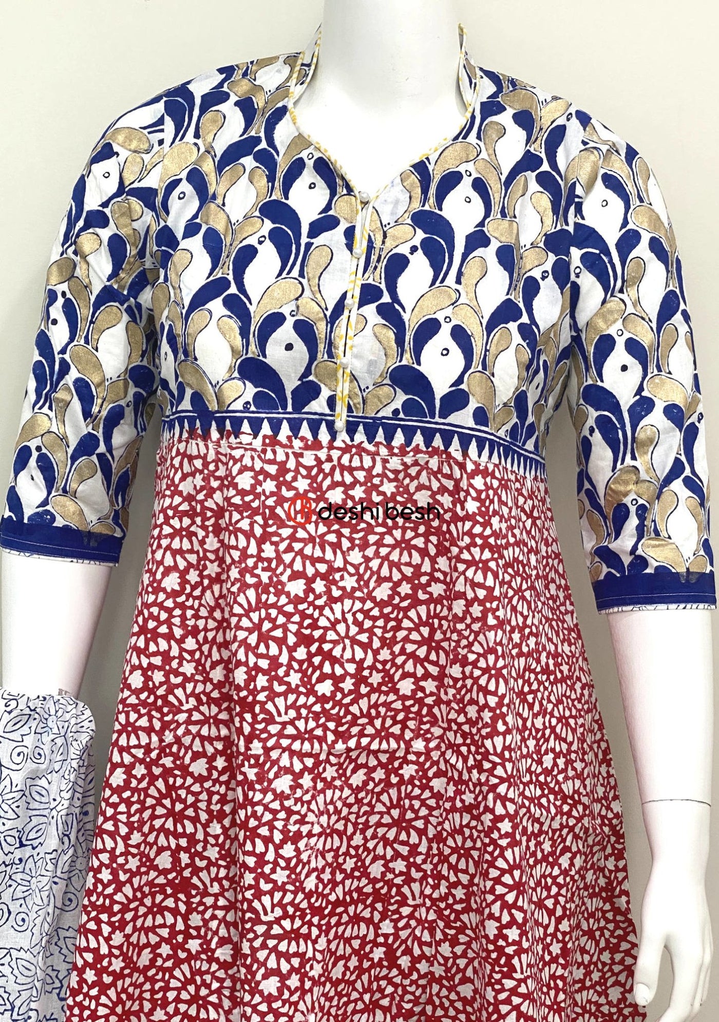 Summer Block Printed Soft Cotton Salwar Suit - db19688