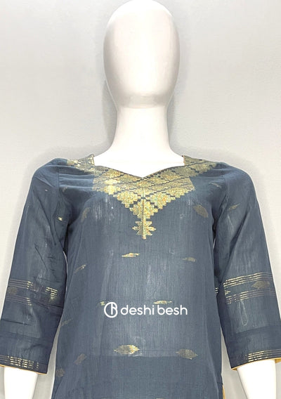 Summer Boutique Designer Jamdani Cotton Salwar Suit - db19799