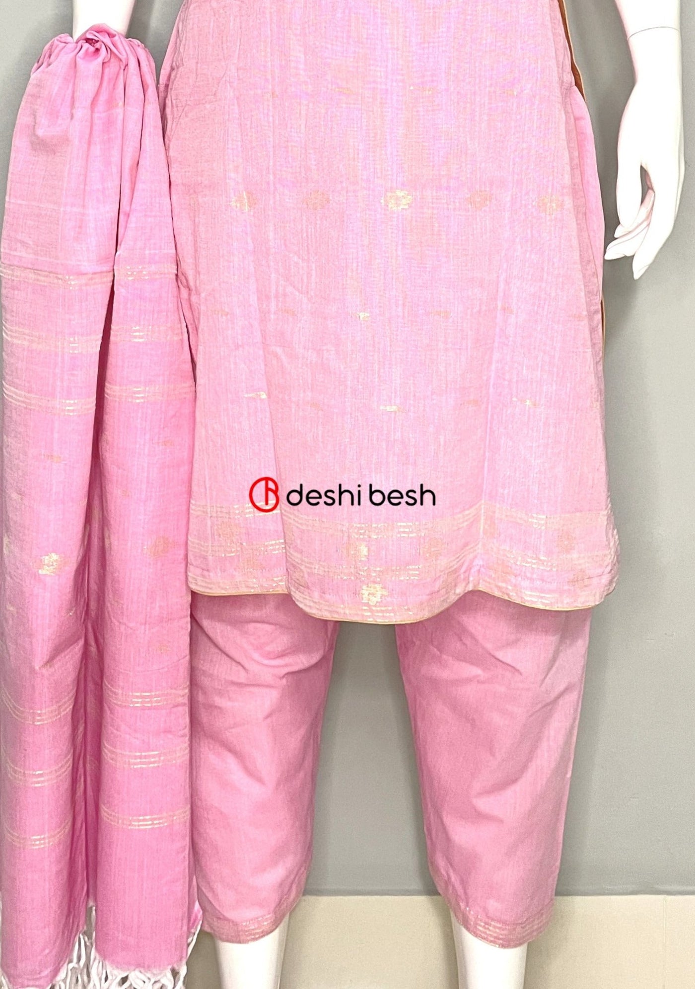 Summer Boutique Designer Jamdani Cotton Salwar Suit - db19798