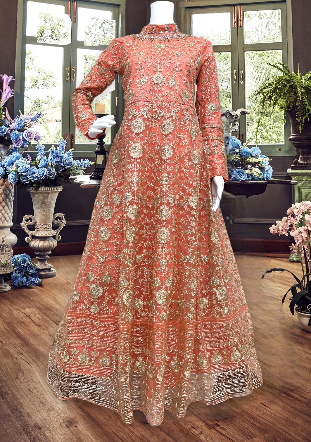 designer replica dresses pakistani Gown Master Replica Of All Brands 2019 Luxury Chiffon Pakistani Chiffon Dresses 2019 Exquisite EMBROYAL
