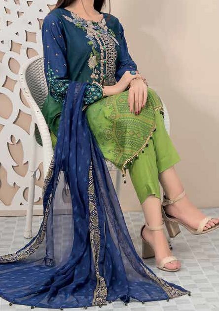 Tawakkal Anabella Embroidered Printed Pakistani Lawn Dress - db19909