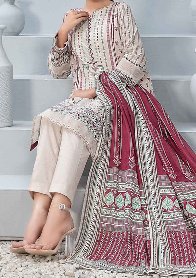Tawakkal Cloite Embroidered Printed Lawn Dress - db25576