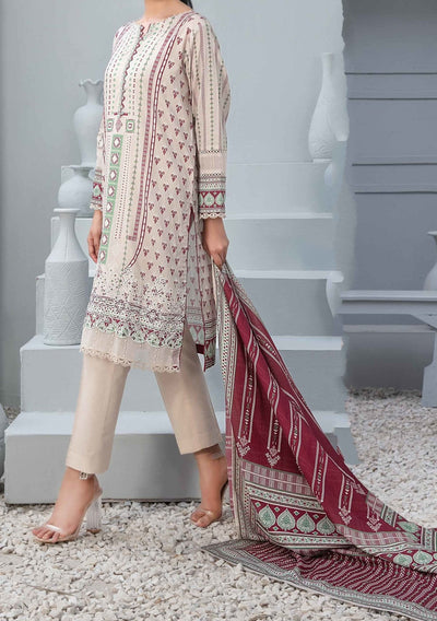 Tawakkal Cloite Embroidered Printed Lawn Dress - db25576