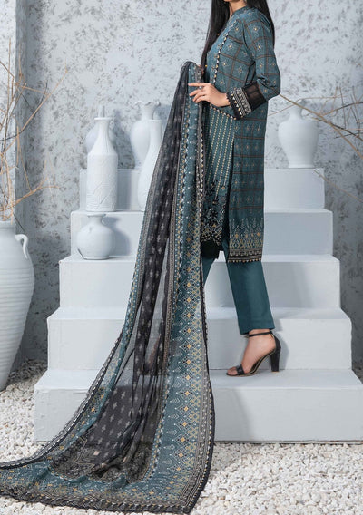 Tawakkal Cloite Embroidered Printed Lawn Dress - db25584