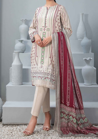 Tawakkal Cloite Embroidered Printed Lawn Dress - db25576