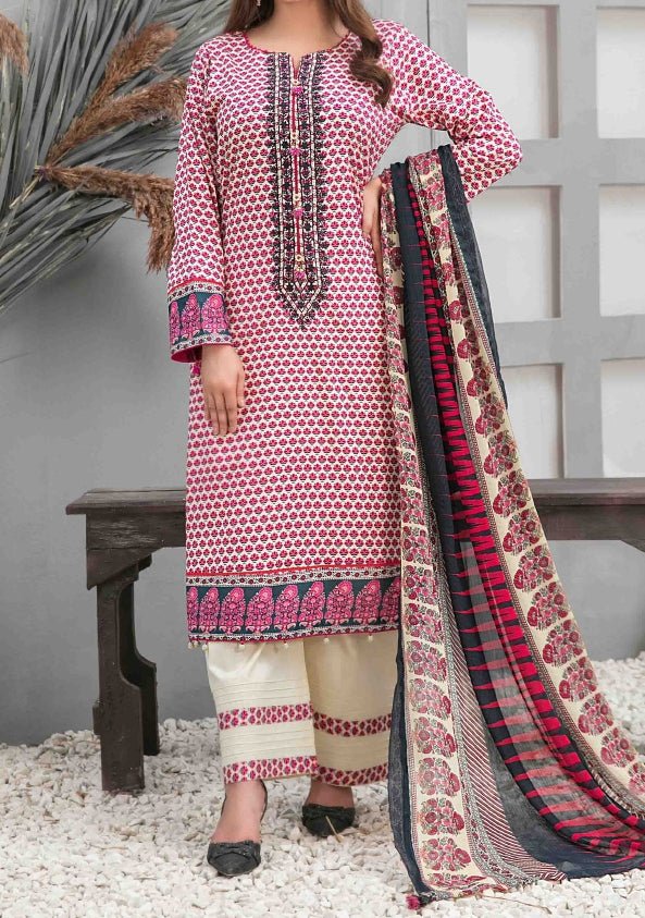 Tawakkal Devina Ready Made Embroidered Lawn - db22576