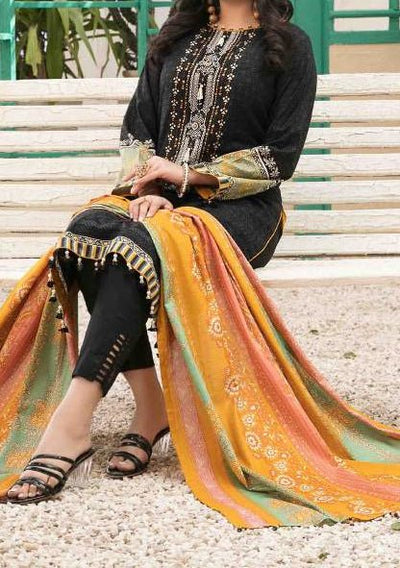 Tawakkal Embroidered Printed Pakistani Lawn Dress -