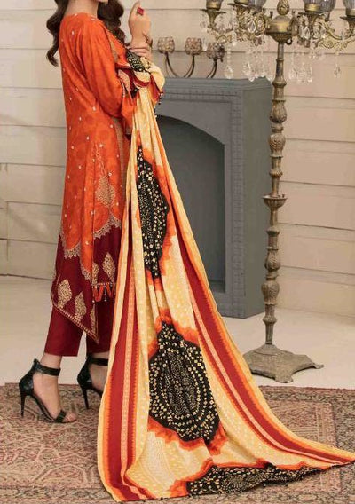 Tawakkal Embroidered Printed Pakistani Linen Dress - db18140